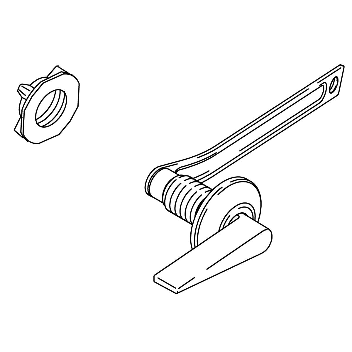 KOHLER Trip Lever Kit - Vibrant Brushed Nickel, K-1039863-BN
