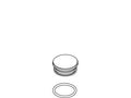 KOHLER Cap Assembly, Handshower Slide Bar - Vibrant Brushed Moderne Brass, K-1040644-2MB