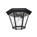 KICHLER 9850BK Madison 2 Light Flush Mount Black