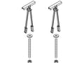 KOHLER HOLLOW WALL HARDWARE KIT, K-1041816