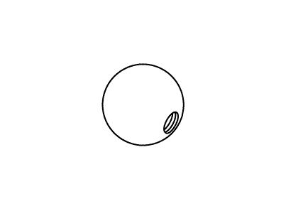 KOHLER Ball, Drain Rod ( Exposed ) - Vibrant Polished Nickel, K-1041822-SN