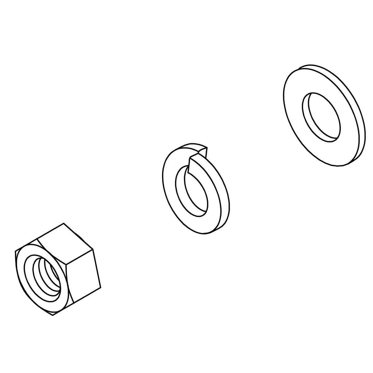KOHLER Hardware Pack, Toilet Seat, Comm., K-1042063