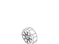 KOHLER Nut, 1/4 Od Tube, K-1042083
