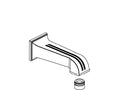 KOHLER Spout Assembly, Wall Mount Bath, Plain - Vibrant Brushed Nickel, K-1042149-A-BN