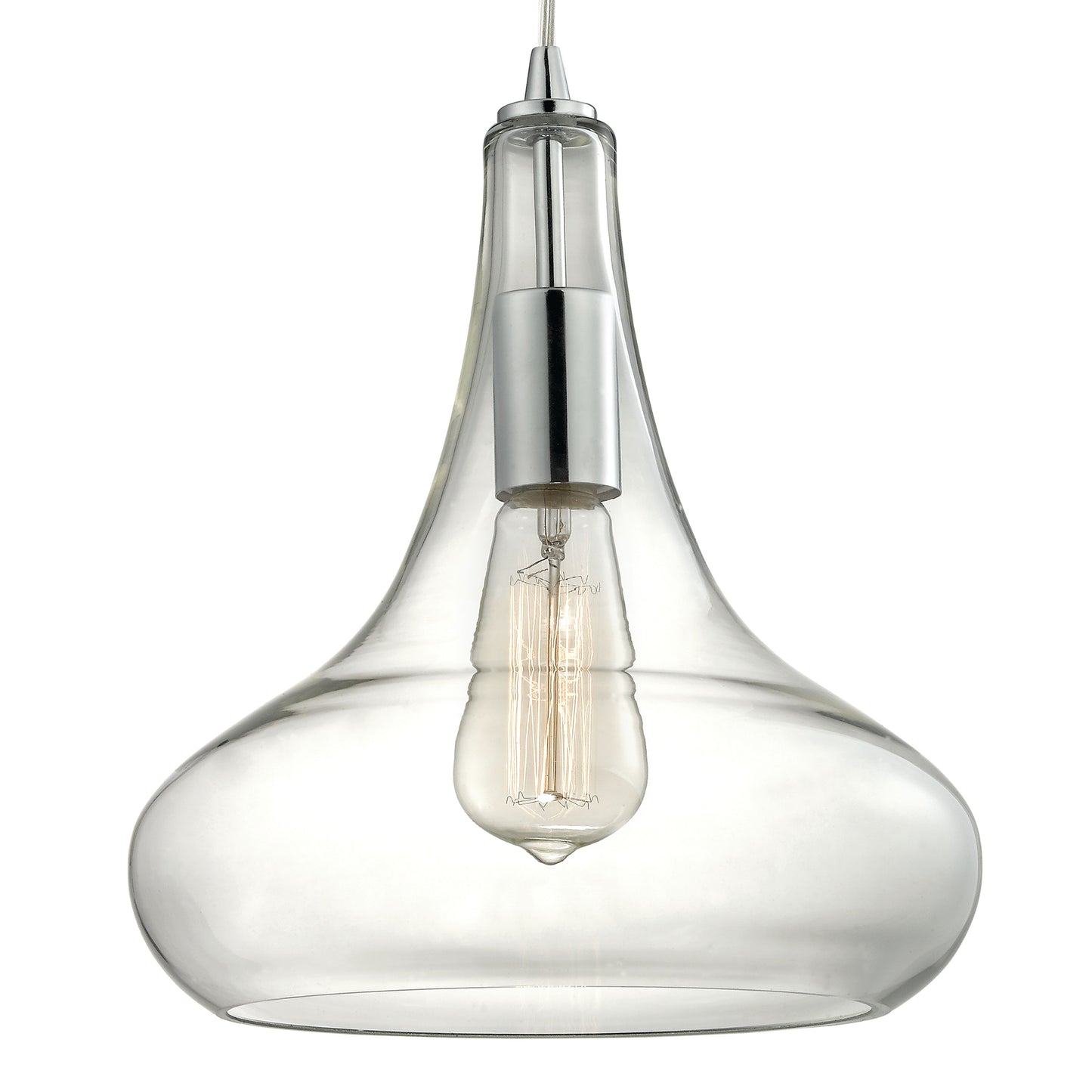 ELK SHOWROOM 10422/1 Orbital 10'' Wide 1-Light Pendant - Polished Chrome