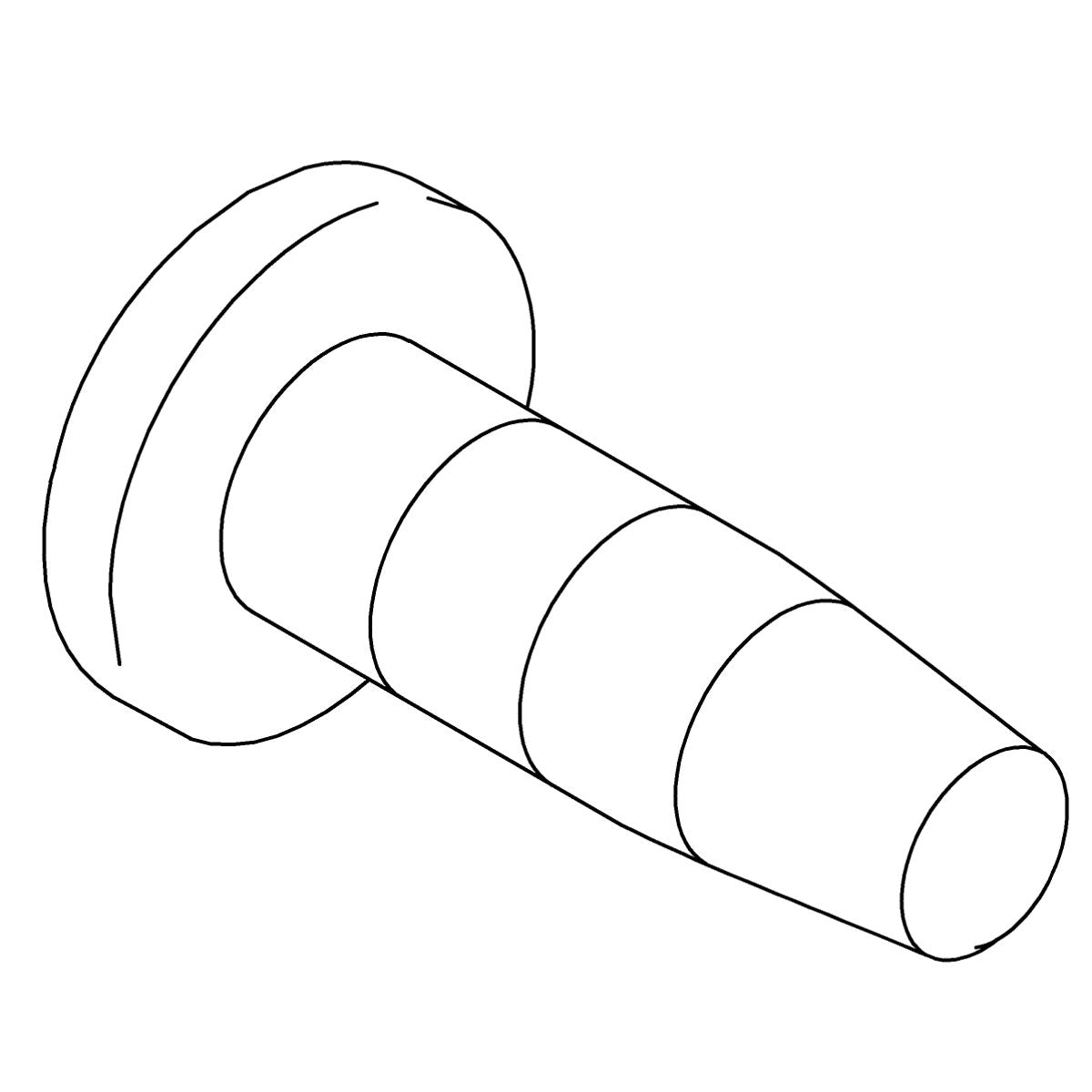 KOHLER Screw, 8-18 X .375" Cr Pan Hd Sdr Tap - Brushed Chrome, K-1042520-G