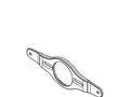 KOHLER Retrofit Urinal, Plate, Large, K-1044199