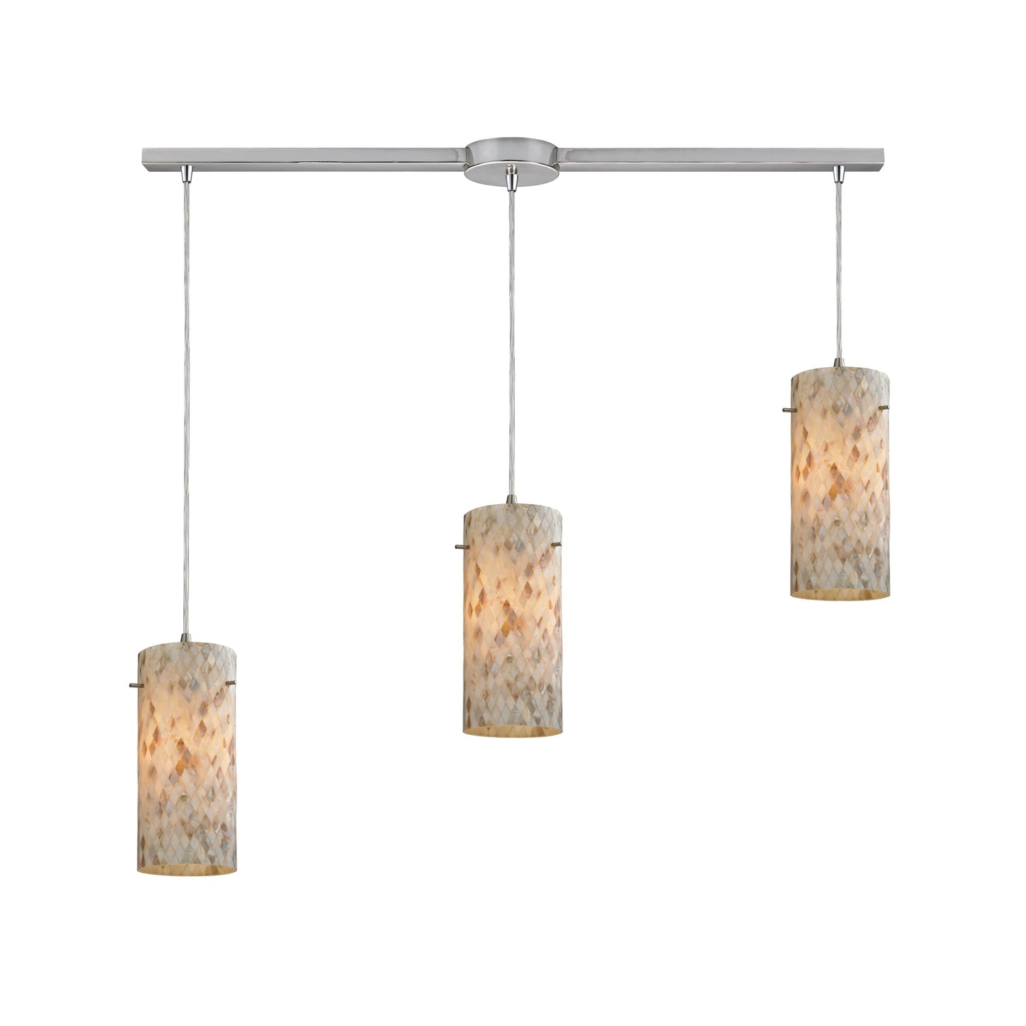 ELK SHOWROOM 10442/3L Capri 36'' Wide 3-Light Pendant - Satin Nickel