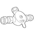 MOEN 104424 Commercial Mixing Valve with Check Valves - Chrome