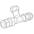 MOEN 104425 Commercial Mixing Tee with Check Valves - Chrome