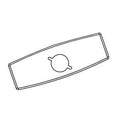 MOEN 104426 Commercial 4" Deck Plate (With Mounting Kit) For 8302, 8303, 8304 - Chrome