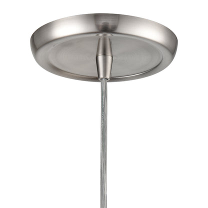 ELK SHOWROOM 10444/1 Capri 5'' Wide 1-Light Pendant - Satin Nickel