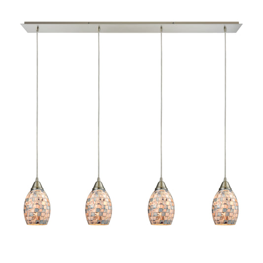 ELK SHOWROOM 10444/4LP Capri 46'' Wide 4-Light Pendant - Satin Nickel