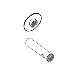MOEN 104453 Commercial Ac Tube and Flange For Flush Valve - Chrome