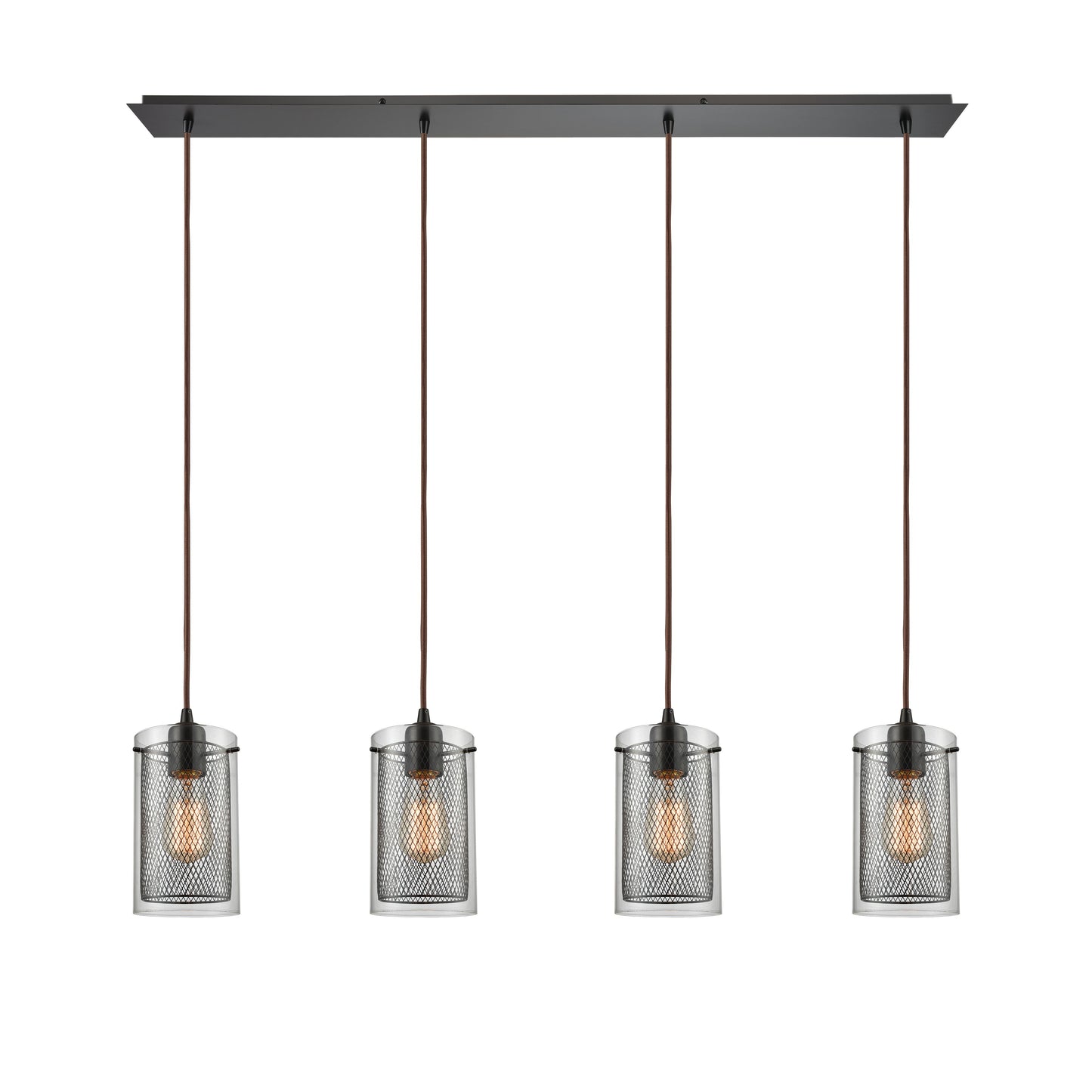 ELK SHOWROOM 10448/4LP Brant 46'' Wide 4-Light Pendant - Oil Rubbed Bronze