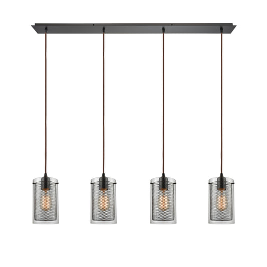 ELK SHOWROOM 10448/4LP Brant 46'' Wide 4-Light Pendant - Oil Rubbed Bronze