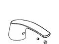 KOHLER Handle Kit - Polished Chrome, K-1046018-CP