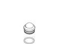 KOHLER Cap Assembly, Handshower Slide Bar - Brushed Black, K-1046154-BKB