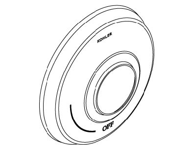 KOHLER Escutcheon - Vibrant Polished Nickel, K-1046294-SN