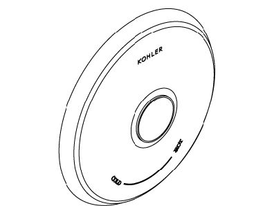 KOHLER Escutcheon - Vibrant Polished Nickel, K-1046295-SN