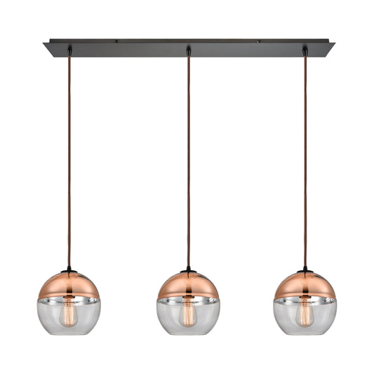 ELK SHOWROOM 10490/3LP Revelo 36'' Wide 3-Light Multi Pendant - Oil Rubbed Bronze