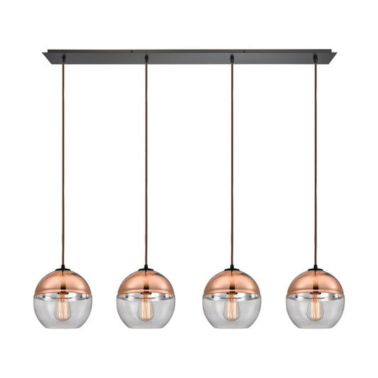 ELK SHOWROOM 10490/4LP Revelo 46'' Wide 4-Light Multi Pendant - Oil Rubbed Bronze