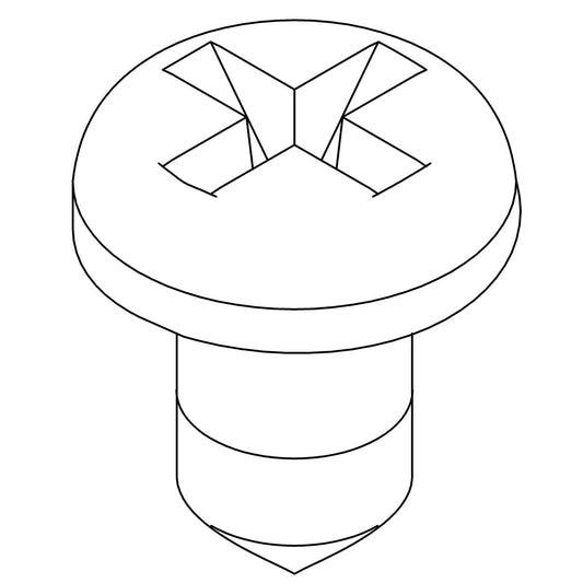 KOHLER Screw, 6-20 X .25" Cr Pan Hd Tap S, K-1049033-D