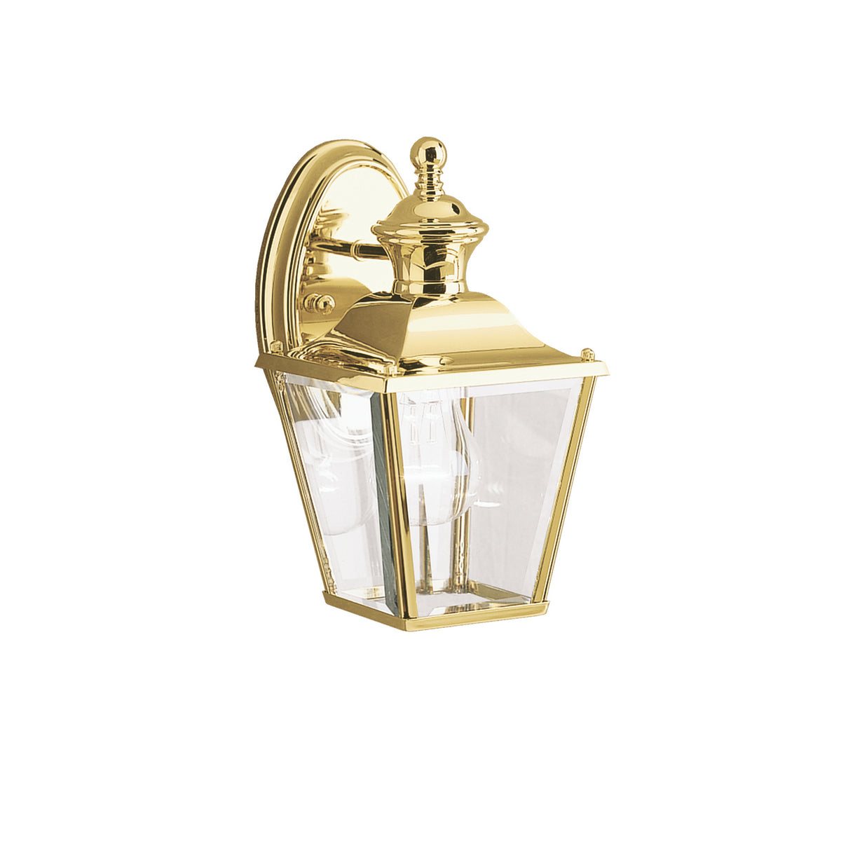 KICHLER 9711PB Bay Shore 10.25" 1 Light Wall Light Polished Brass