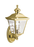 KICHLER 9713PB Bay Shore 20" 1 Light Wall Light Polished Brass