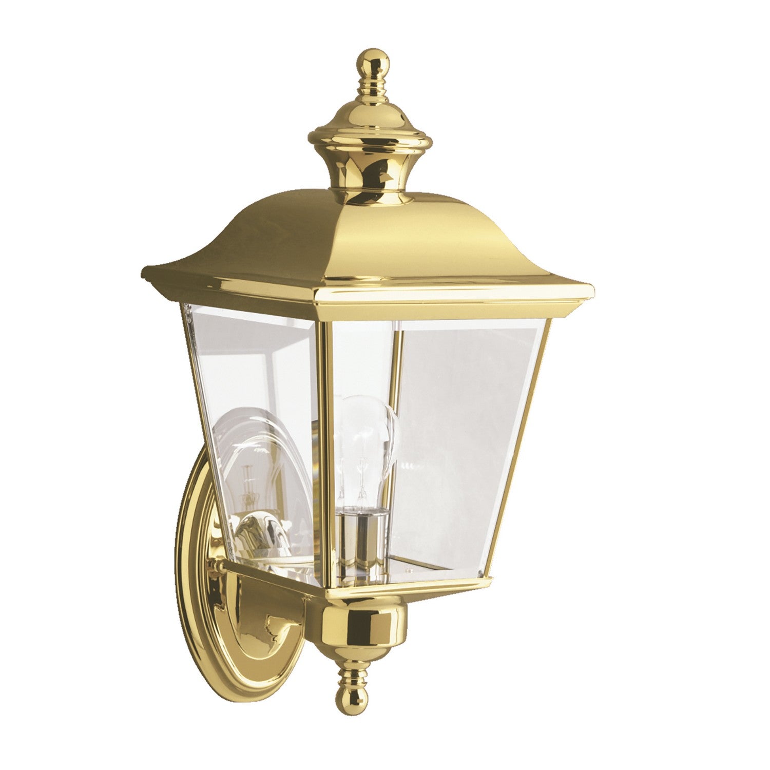 KICHLER 9712PB Bay Shore 15.5" 1 Light Wall Light Polished Brass