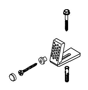 KOHLER Floor Mounted Fixing Pack, K-1049146