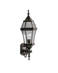 KICHLER 9791BK Townhouse 26.75" 1 Light Wall Light Black