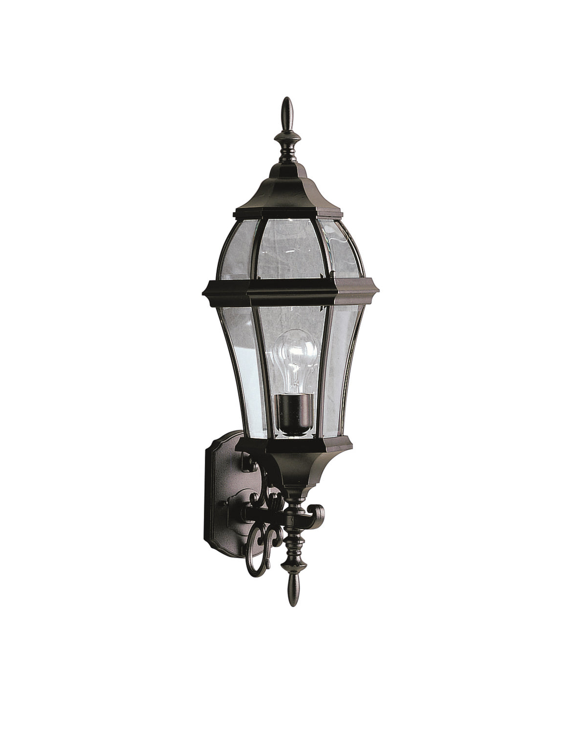 KICHLER 9791BK Townhouse 26.75" 1 Light Wall Light Black