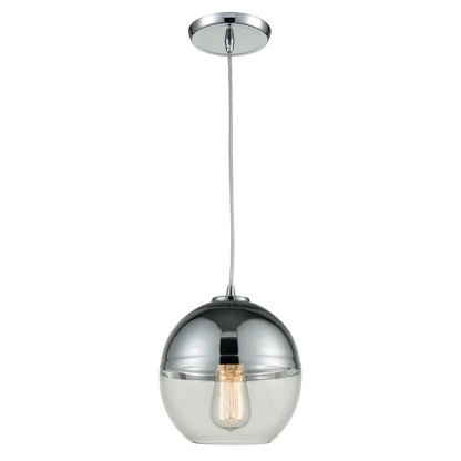 ELK SHOWROOM 10492/1 Revelo 8'' Wide 1-Light Mini Pendant - Polished Chrome