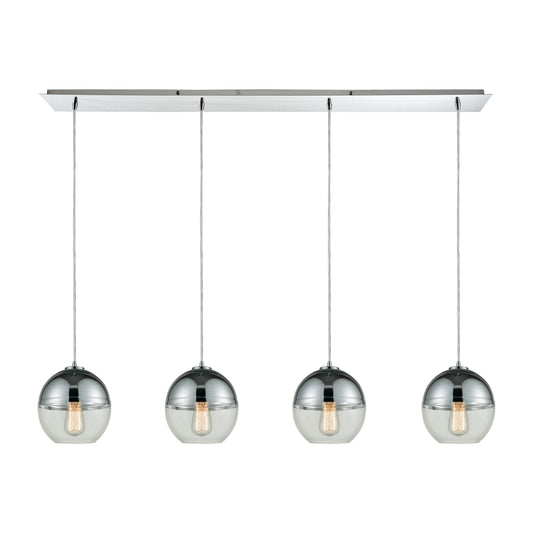 ELK SHOWROOM 10492/4LP Revelo 46'' Wide 4-Light Mini Pendant - Polished Chrome