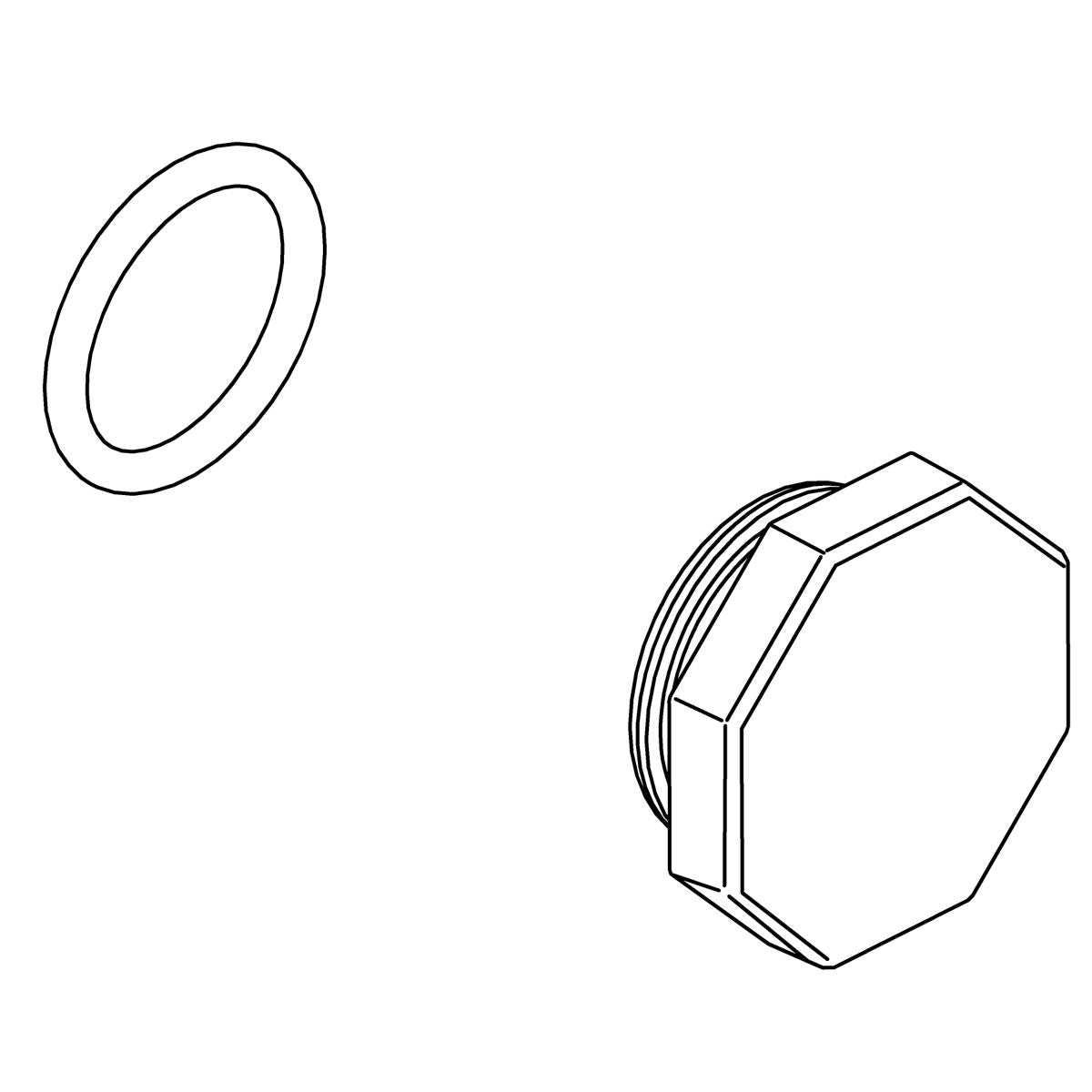 KOHLER Kit, Plug Button - Polished Chrome, K-1049272-CP