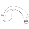 KOHLER Spout Assembly, D-M Bath W/Div - Polished Chrome, K-1049546-CP