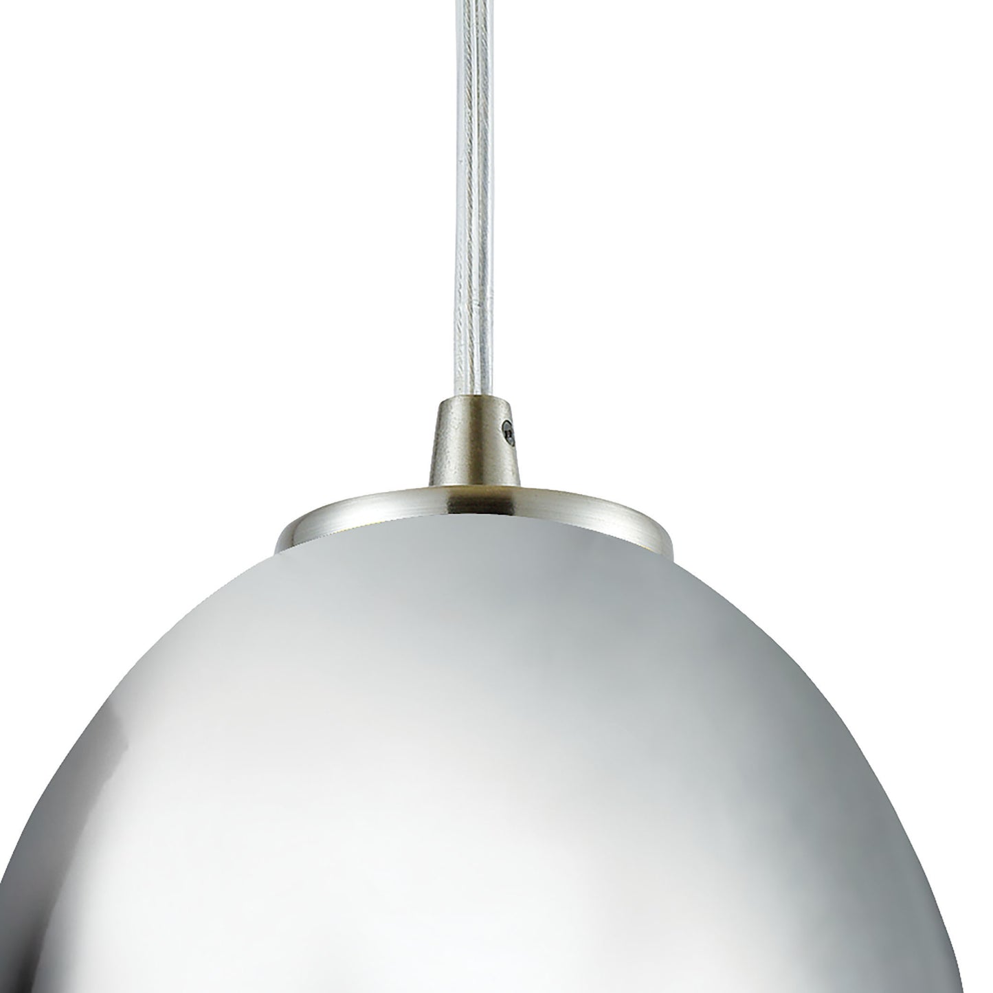 ELK SHOWROOM 10506/1 Illusions 5'' Wide 1-Light Pendant - Satin Nickel with Multicolor Fireworks Glass