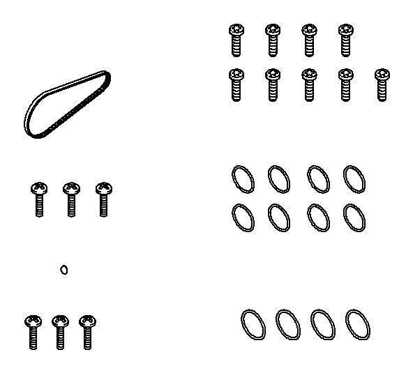 KOHLER Seal Screw Kit, K-1052079