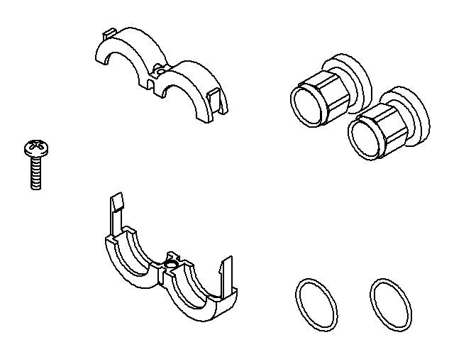 KOHLER OUTLET ADAPTER 1/2 NPT KIT, K-1052082