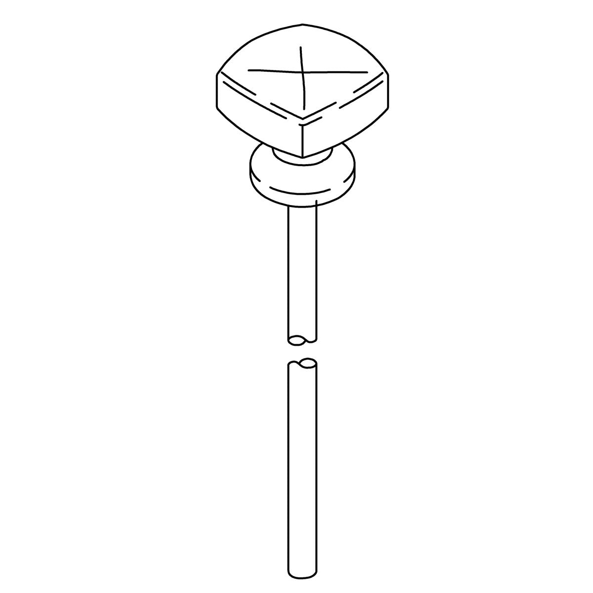 KOHLER Lift Rod Assembly - Vibrant Brushed Bronze, K-1054165-BV