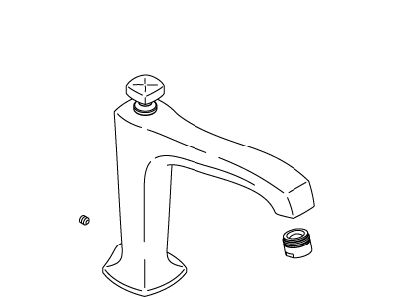 KOHLER Spout Assembly, Deck Bath - Vibrant Brushed Nickel, K-1054539-BN