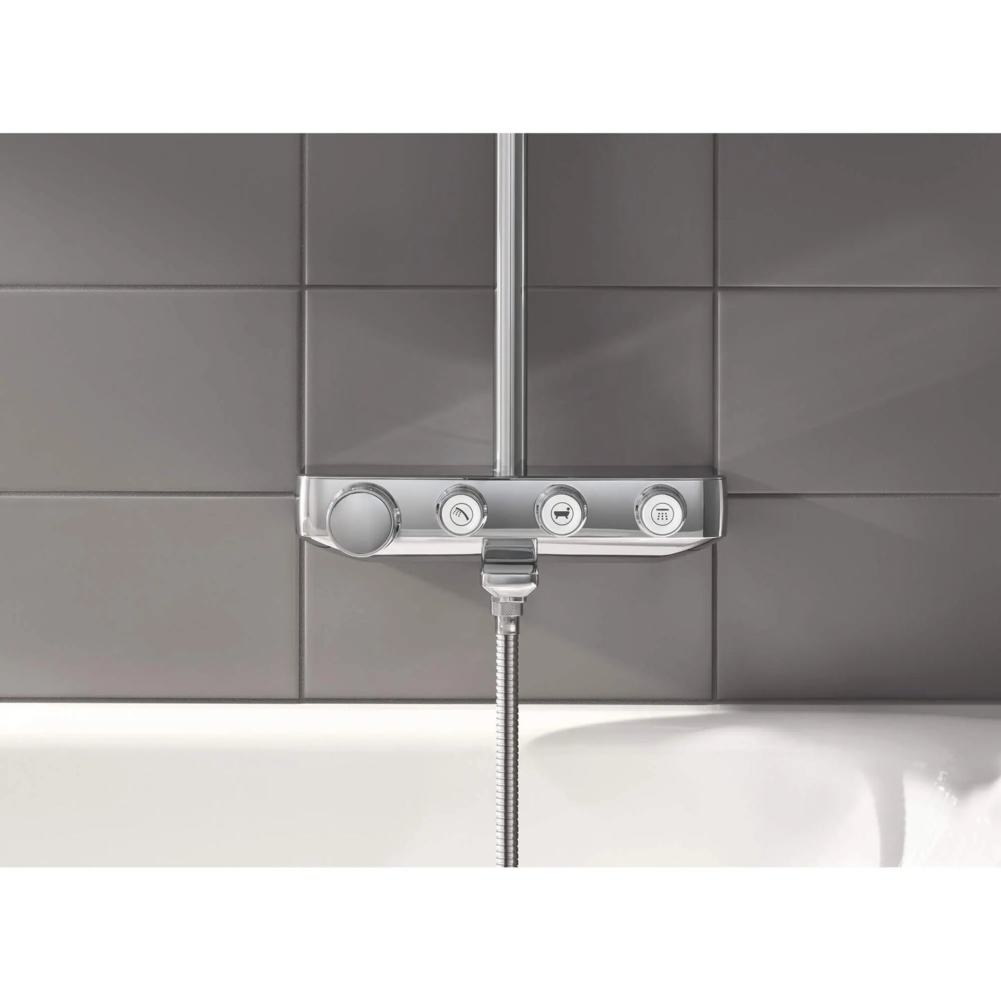 GROHE 26512000 Euphoria Thermostatic Tub/Shower System - Chrome