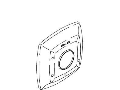 KOHLER Escutcheon - Vibrant Polished Nickel, K-1055590-SN