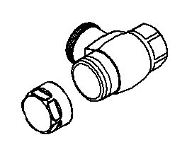 KOHLER Stop Valve, 1" - Polished Chrome, K-1055647-CP