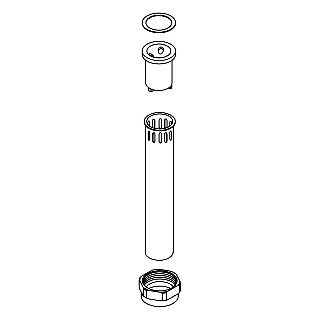 KOHLER Vacuum Breaker Assembly, 1-1/2" - Polished Chrome, K-1056879-CP