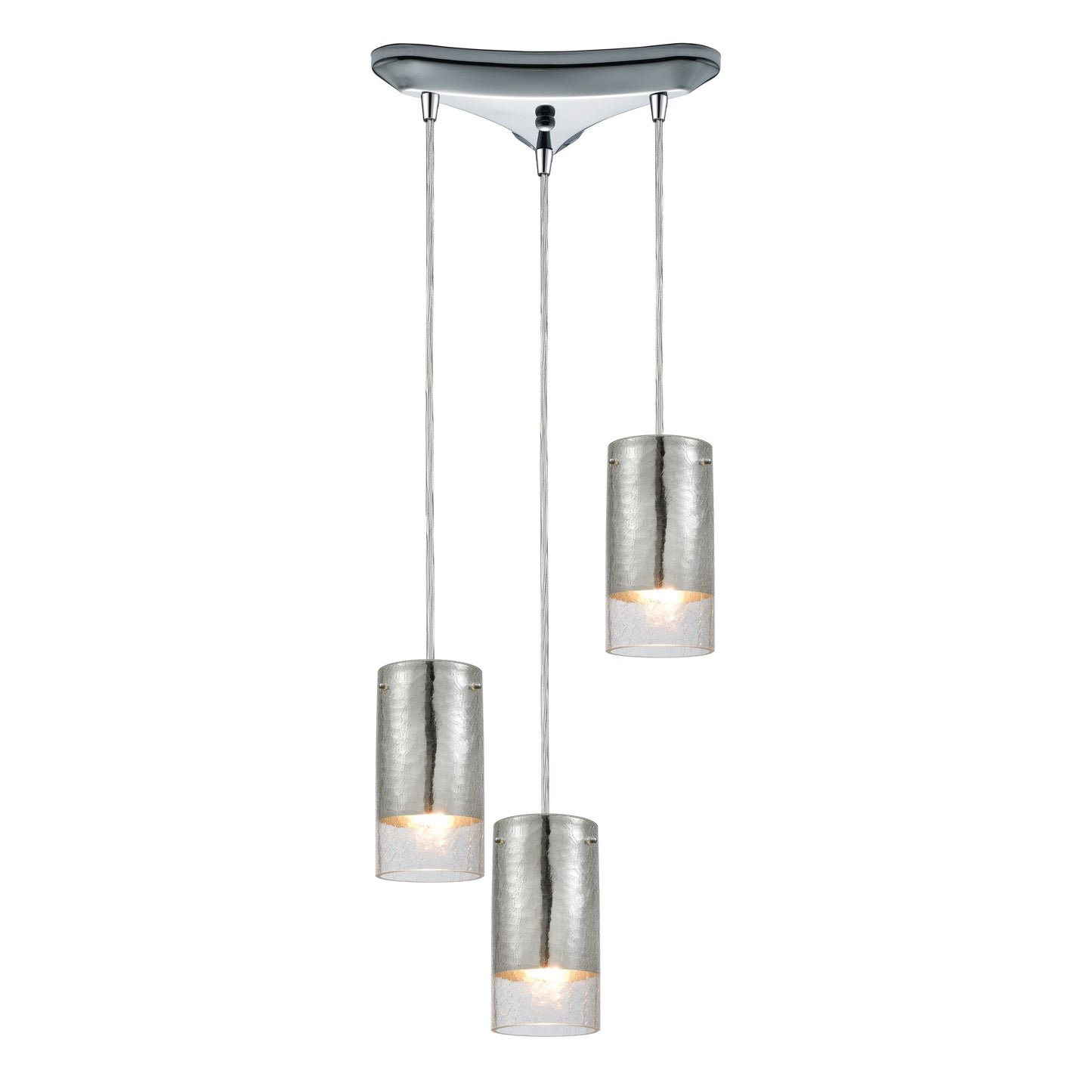 ELK SHOWROOM 10570/3 Tallula 12'' Wide 3-Light Pendant - Polished Chrome