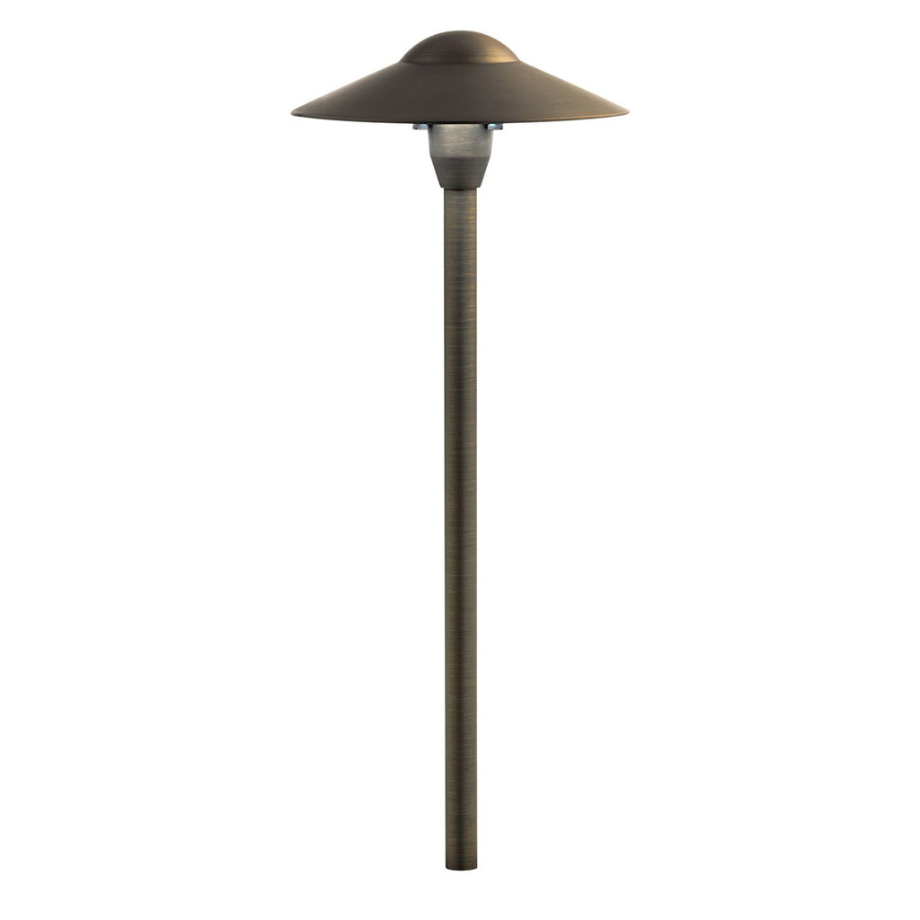 KICHLER 15310CBR 8" Dome Path Light Centennial Brass