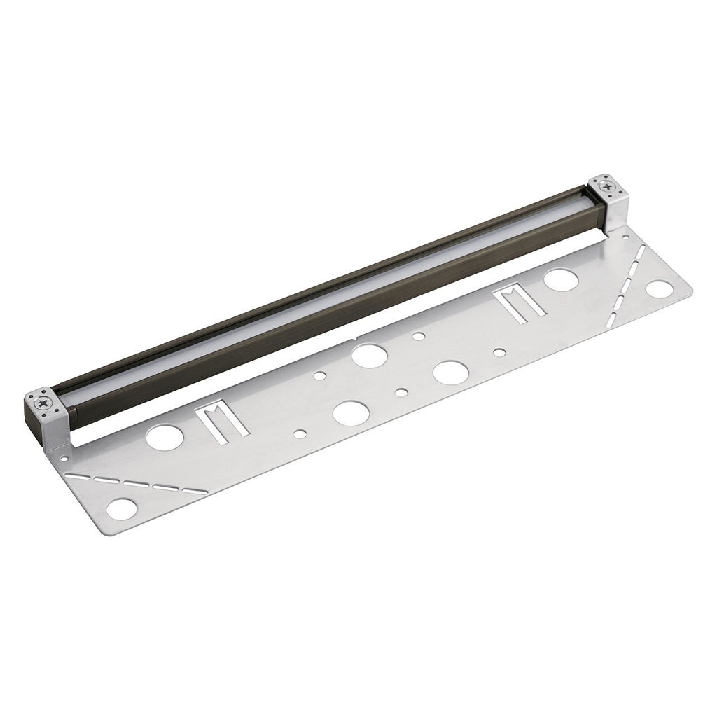 KICHLER 16102CBR27 12V 2700K Led 12" Hardscape Centennial Brass