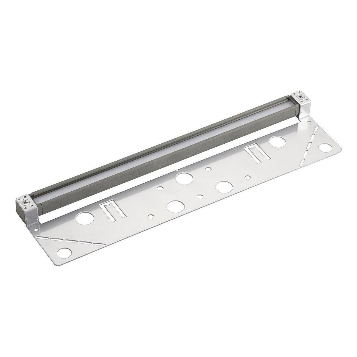 KICHLER 16102GRY27 12V 2700K Led 12" Hardscape Gray